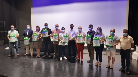 Presentación de las banderas verdes de Ecovidrio (DIPUTACIÓN)