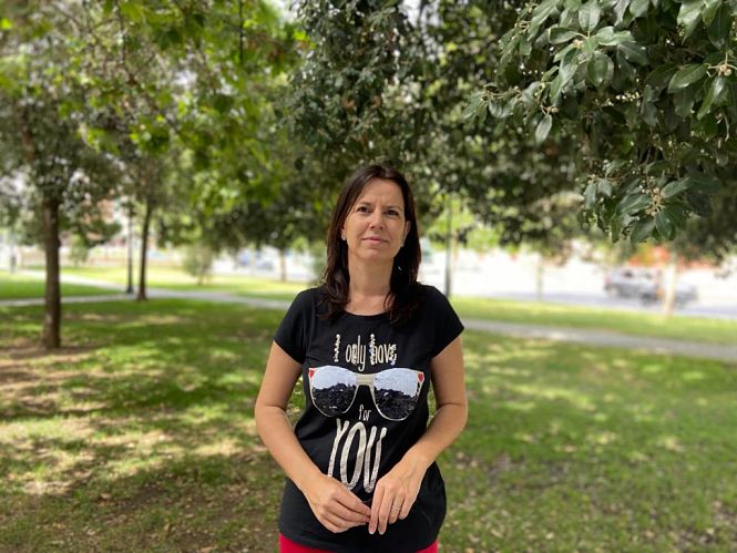 Ana Vanessa García, tras su comparecencia para valorar el debate de la situación de Andalucía (PP)