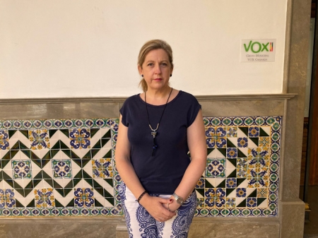 La concejal de VOX en el Ayuntamiento de Granada, Beatriz Sánchez (VOX) La concejal de VOX en el Ayuntamiento de Granada, Beatriz Sánchez (VOX)