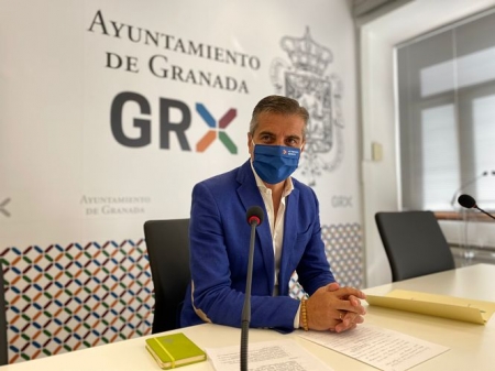 El portavoz del PP en el Ayuntamiento de Granada, César Díaz (PP)