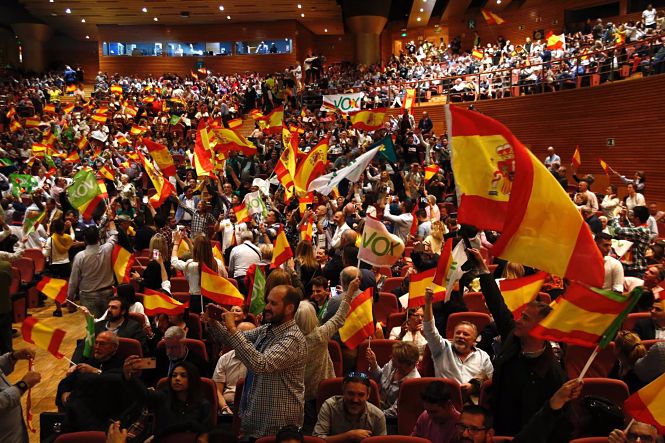 Acto de Vox en Granada en 2019 (ÁLEX CÁMARA / EUROPA PRESS)