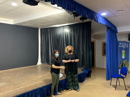 Imagen de la visita a Zagra (DIPUTACIÓN)