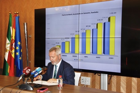 El presidente de la Autoridad Portuaria de Motril, José García Fuentes (PUERTO DE MOTRIL) 