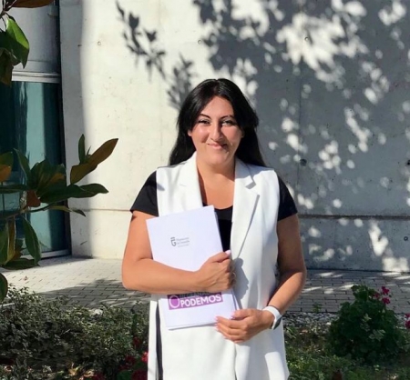 La Diputada Provincial de Podemos, Alejandra Durán (PODEMOS)