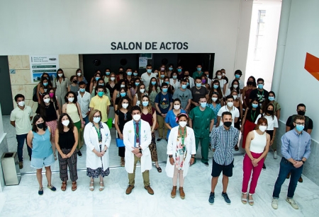 Recibimieno a los nuevos residentes (HUSC)