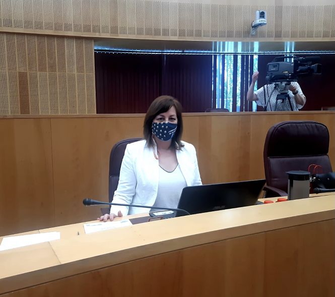 La Diputada provincial de Vox, Cristina Jiménez (VOX)