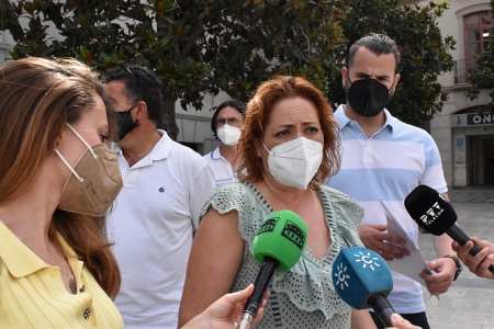 La coordinadora provinciald e IU, Mari Carmen Pérez (IU)