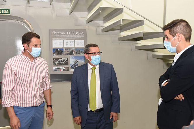 Imagen de la visita al Clúster de Padul (JM GIL / DIPGRA) 