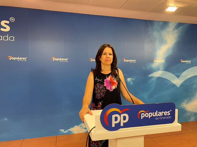 La parlamentaria andaluza del PP, Ana Vanessa García (PP) 