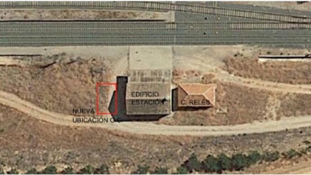 Plano del emplazamiento del nuevo gabinete (ADIF) Plano del emplazamiento del nuevo gabinete (ADIF)