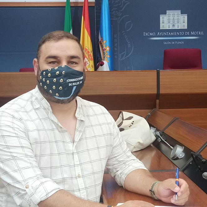 El portavoz municipal de VOX en Motril, Miguel Ángel López (VOX)