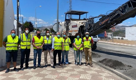 Imagen de la visita a las obras (JUNTA) 