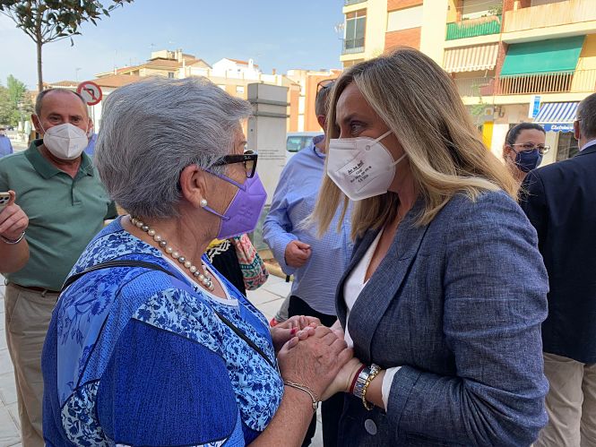 Visita de Marifrán Carazo a Guadix (JUNTA) 