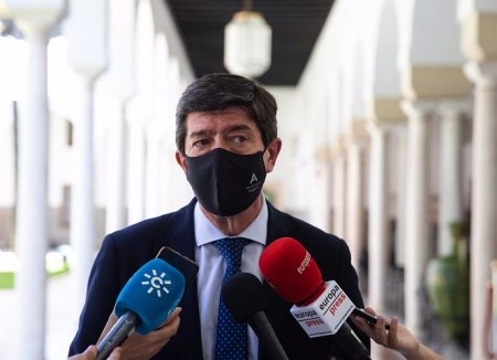 El vicepresidente de la Junta y coordinador autonómico de Cs, Juan Marín, en una imagen de archivo (MARÍA JOSÉ LOPEZ/EUROPA PRESS) 