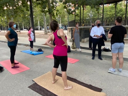 El concejal de Deportes del Ayuntamiento de Granada, José Antonio Huertas en una de las actividades (AYTO. GRANADA) 