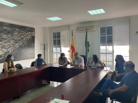 Imagen de la visita a Villanueva de Mesía (DIPUTACIÓN) 