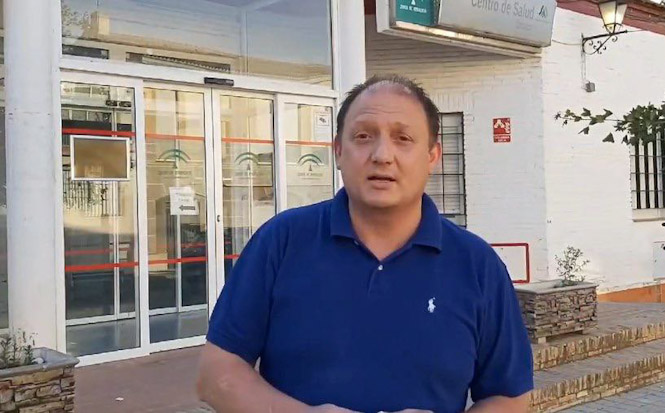 El portavoz de Podemos en el Ayuntamiento de Iznalloz, José Rodríguez (PODEMOS) 