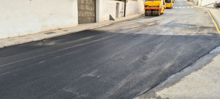 Imagen de la obra de la travesía de Caniles (JUNTA) Imagen de la obra de la travesía de Caniles (JUNTA)