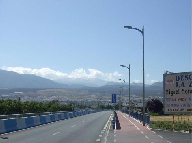 Carretera de La Zubia, en imagen de archivo (AYUNTAMIENTO) 