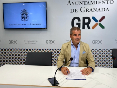 El portavoz del PP en el Ayuntamiento de Granada, César Díaz (PP) 