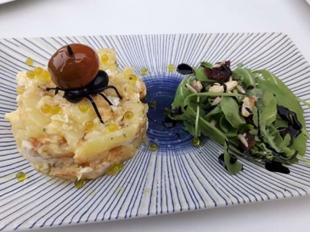 Uno de los platos elaborados para `Saborea Monachil` (AYTO. MONACHIL)