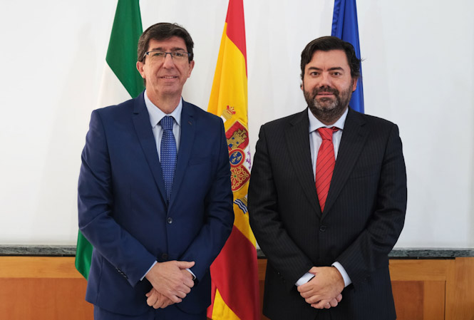 Joaquín López-Sidro junto a Juan Marín (CIUDADANOS) 