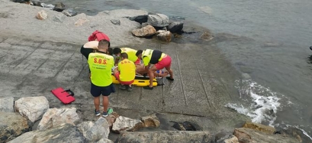 Imagen del SIMULACRO (AYTO. ALMUÑECAR) 