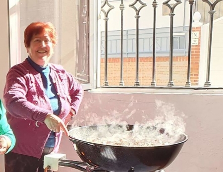 Piedad Aguilar durante una actividad municipal (AYTO. CÚLLAR VEGA) Piedad Aguilar durante una actividad municipal (AYTO. CÚLLAR VEGA)