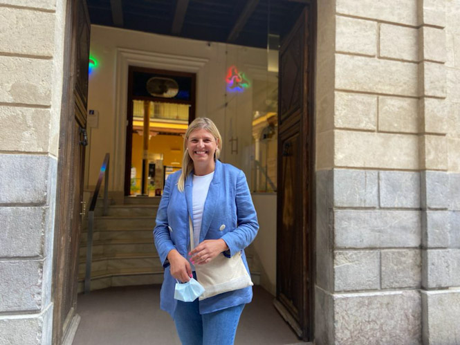 La portavoz del PP en la Diputación de Granada, Inmaculada Hernández (PP) 