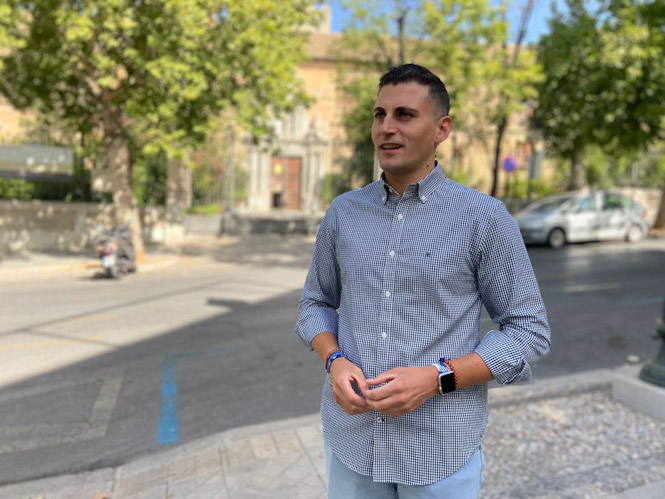 El parlamentario andaluz del PP, Rafael Caracuel (PP) 