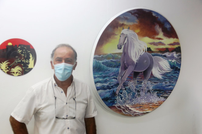 El artista sexitano, José Cabrera (AYTO. ALMUÑECAR) 