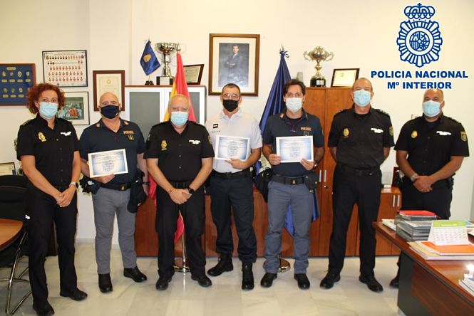 Acto de despedida de los policías de Italia y Francia (POLICÍA NACIONAL) 