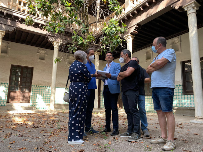 Imagen de la visita a la Casa Ágreda (AYTO. GRANADA) 