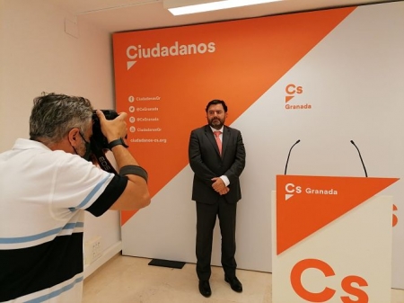 El coordinador provincial de CS, Joaquín López-Sidro (CS)