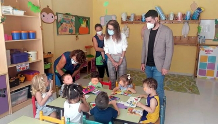 Inicio de curso en la escuela Garbancito (JUNTA) Inicio de curso en la escuela Garbancito (JUNTA)