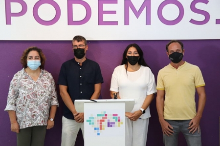 Imagen de la visita de Pedro Honrubiaa Granada (PODEMOS) 