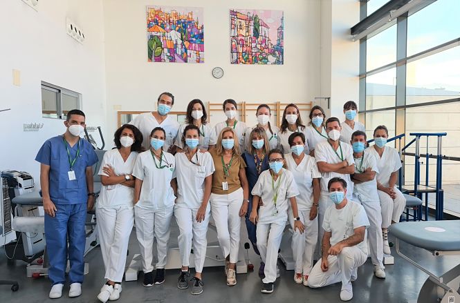 Equipo de fisioterapia del Hospital Clínico San Cecilio (HUSC)