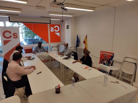Juan Marín se reúne con el comité provincial de Cs (EUROPA PRESS) 