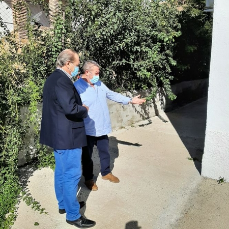 Imagen de la visita a Alquife (JUNTA) 