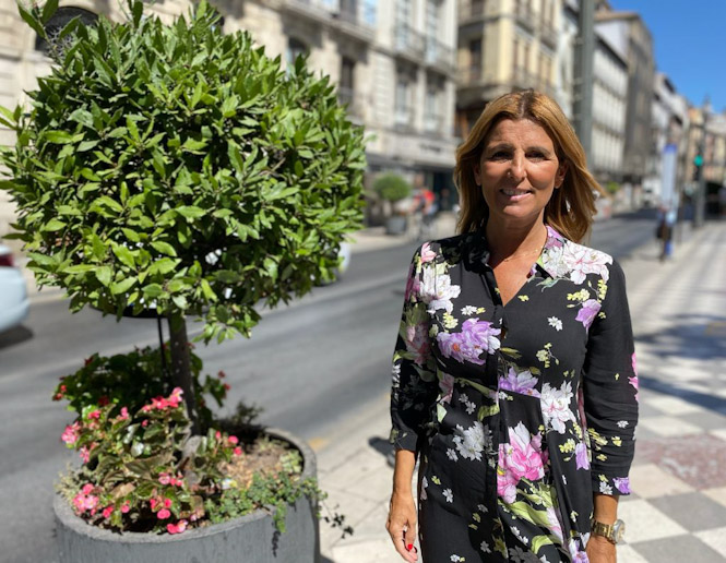 La concejal del PP en el Ayuntamiento de Granada, Eva Martín (PP)