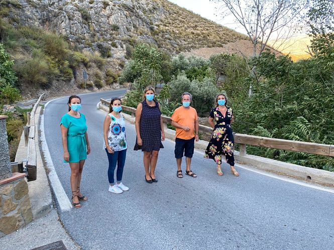 Imagend e la visita a la carretera de Cónchar (PP)
