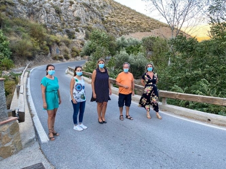 Imagend e la visita a la carretera de Cónchar (PP)