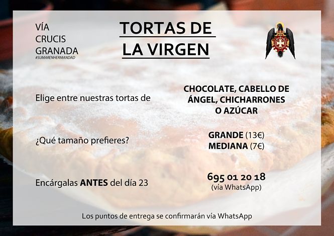 Tortas de la Virgen (HERMANDAD VÍA CRUCIS) 