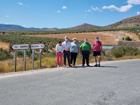 Visita a la carretera que une Darro y Diezma (DIPUTACIÓN)