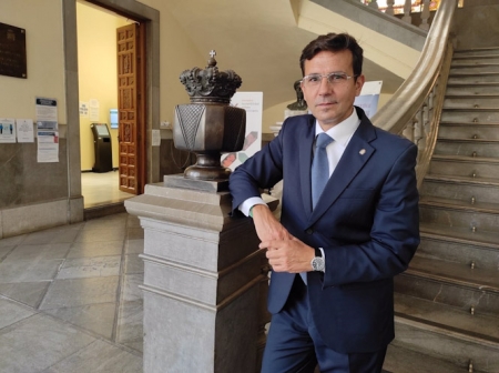 El alcalde de Granada, Francisco Cuenca, tras una entrevista con Europa Press (EUROPA PRESS)