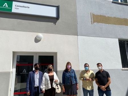 Imagem de la visita al Centro de Salud de Híjar (PP) Imagem de la visita al Centro de Salud de Híjar (PP)