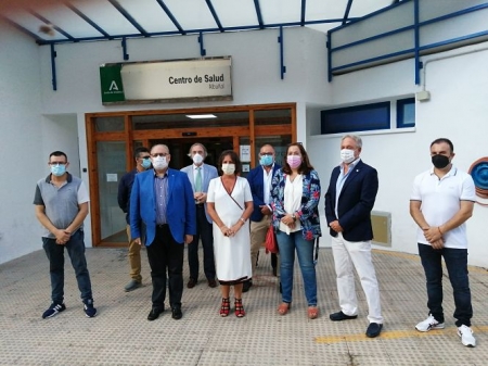 Imagen de la visita al Centro de Salud de Albuñol (JUNTA)