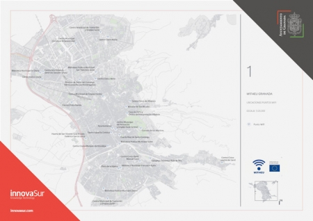 Mapa de Wifi gratuito de Granada (AYTO. GRANADA)
