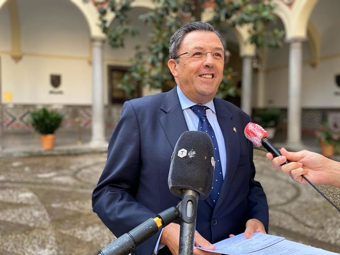 El concejal del PP en el Ayuntamiento de Granada, Carlos Ruiz Cosano (PP) 