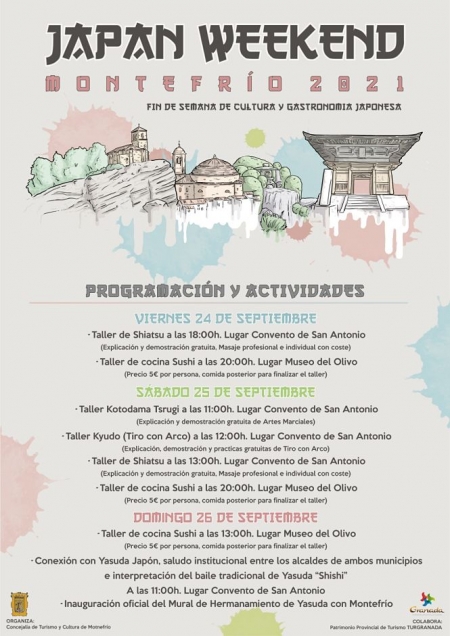 Programación del I Japan Weekend de Montefrío (AYTO. MONTEFRÍO) 